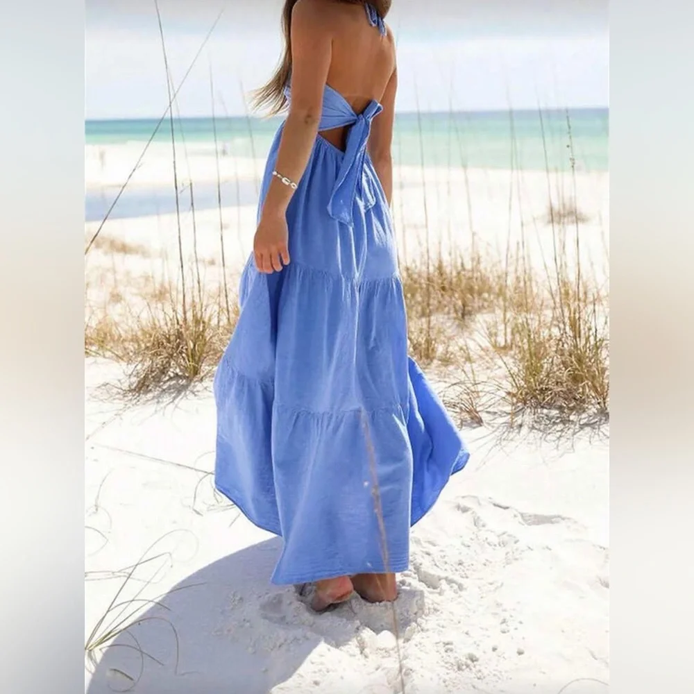 Blue Maxi Dress - Picture 2 of 2
